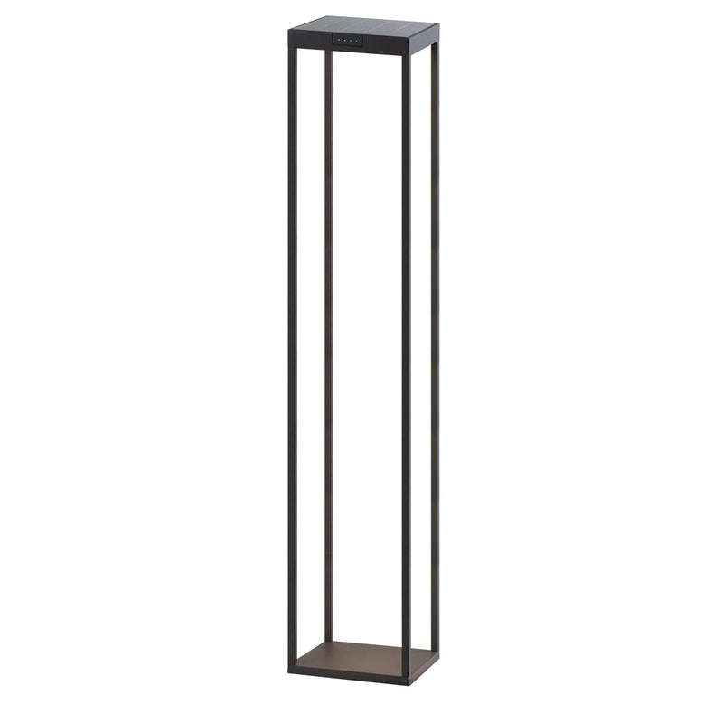 Radia - Bolardo y poste solar - Aluminio - Negro