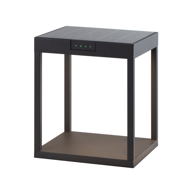 Radia - Borne & Potelet Solaire - Aluminium - Noir