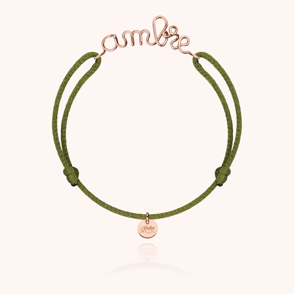 Bracelet Cordon Original Personnalisé personnalisable — cadeau de luxe artisanal