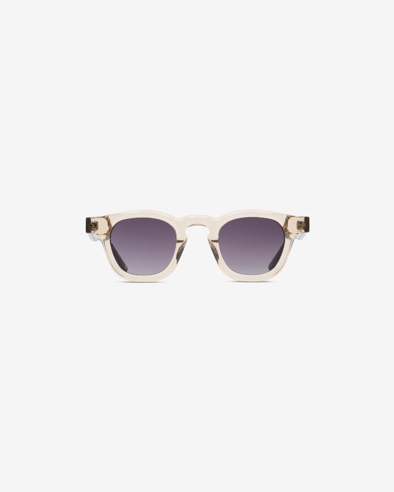 Bruce Champagne sunglasses — acetate pantos frame, front view