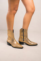 Ankle Boots - Gold - Maggie