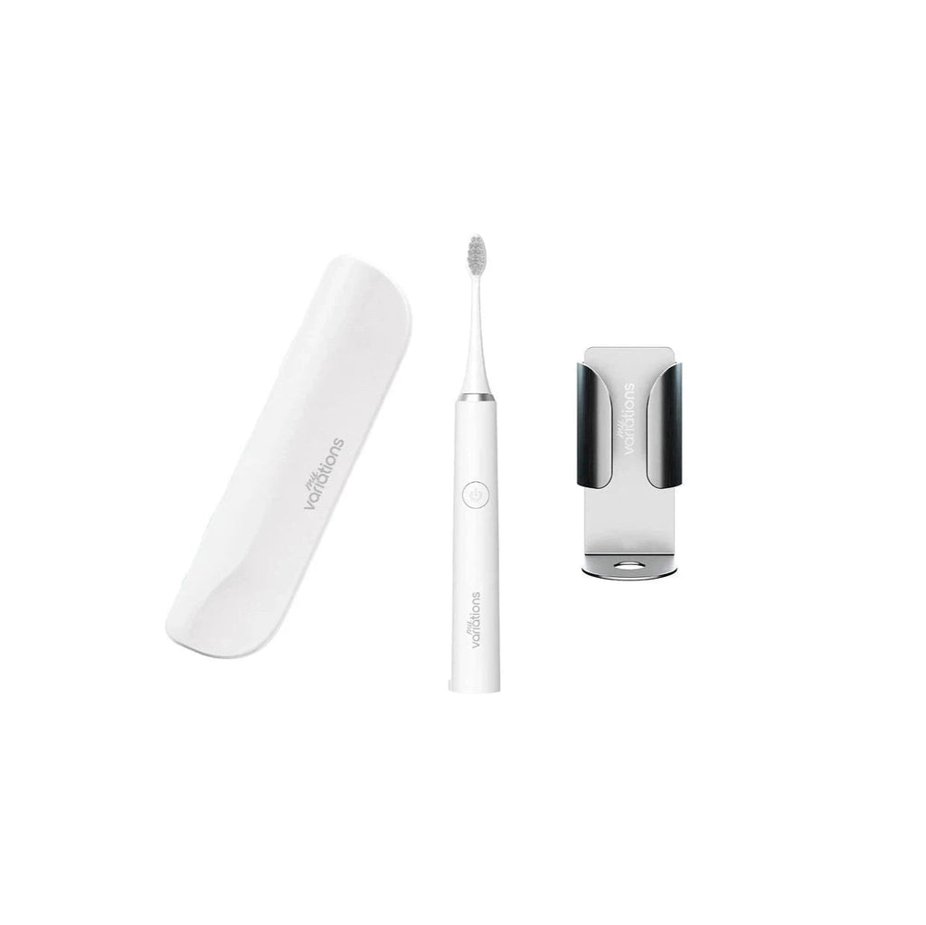 Brosse Blanche + Étui + Support