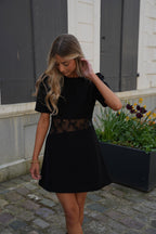 Robe Dentelle Castille - Noire