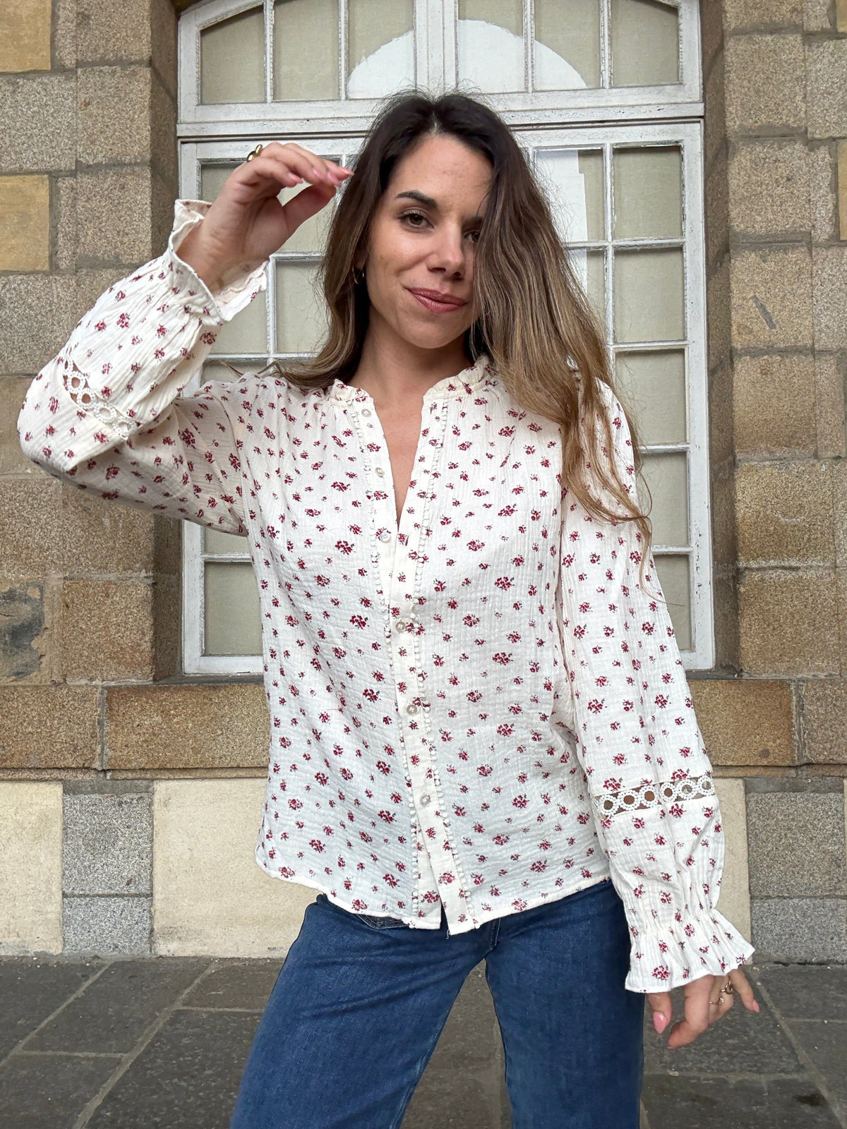 Blusa de flores Eugenie