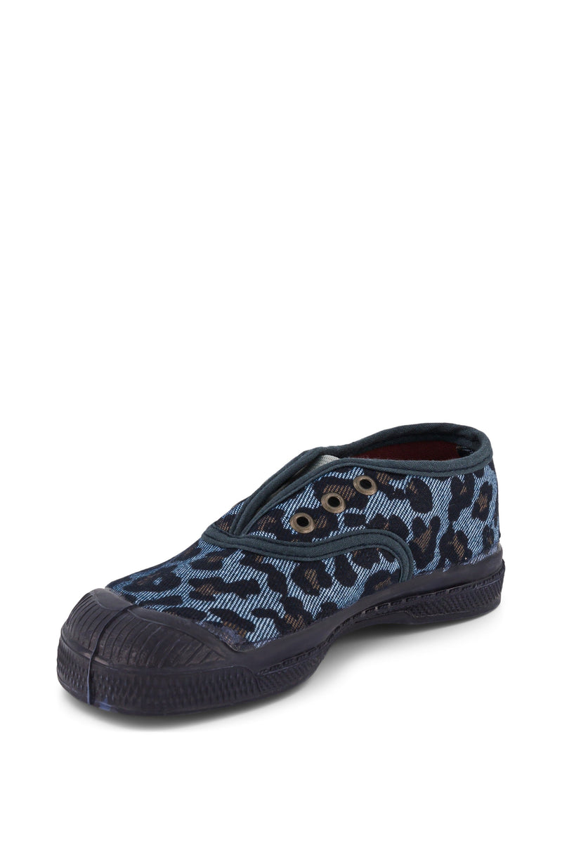 Tennis Elly Shiny Leo - Denim Leo - Enfant