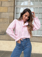 Embroidered Blouse Baby Pink Apolline
