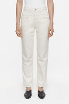Pedal Pusher Jeans - Ivory - Women