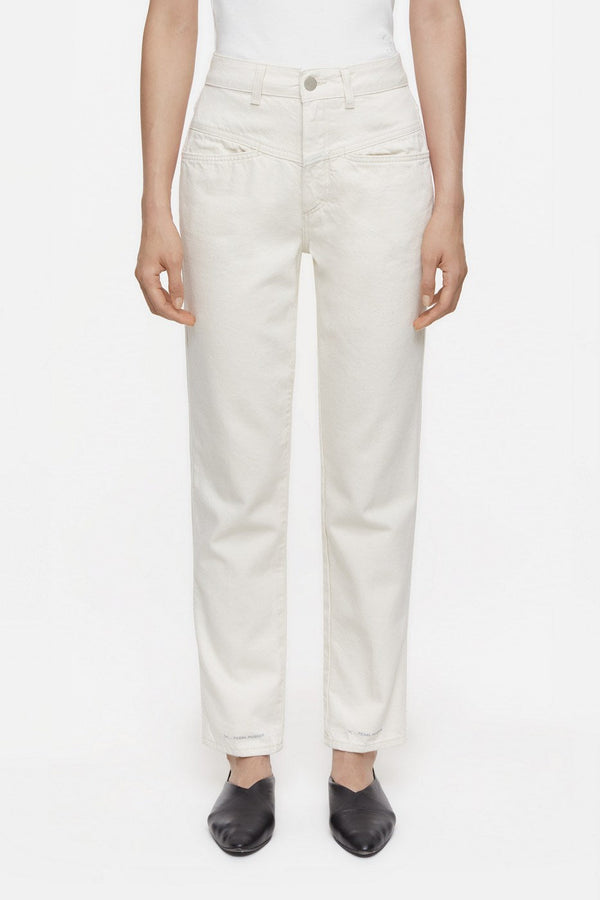 Jeans Pedal Pusher - Ivory - Femme