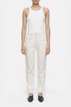 Pedal Pusher Jeans - Ivory - Women