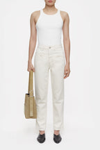 Pedal Pusher Jeans - Ivory - Women