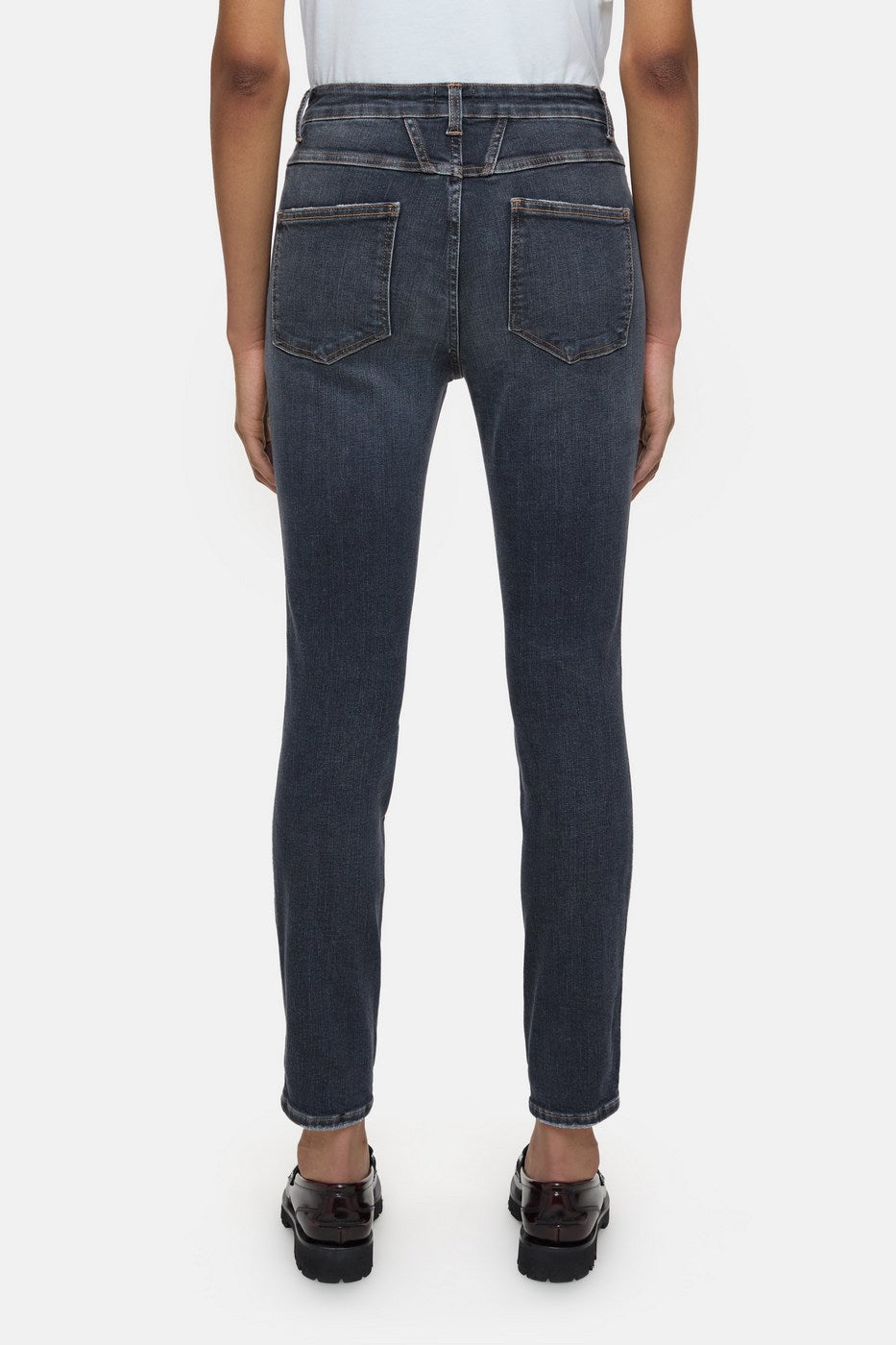 Skinny Pusher Jeans - Dark Grey - Women