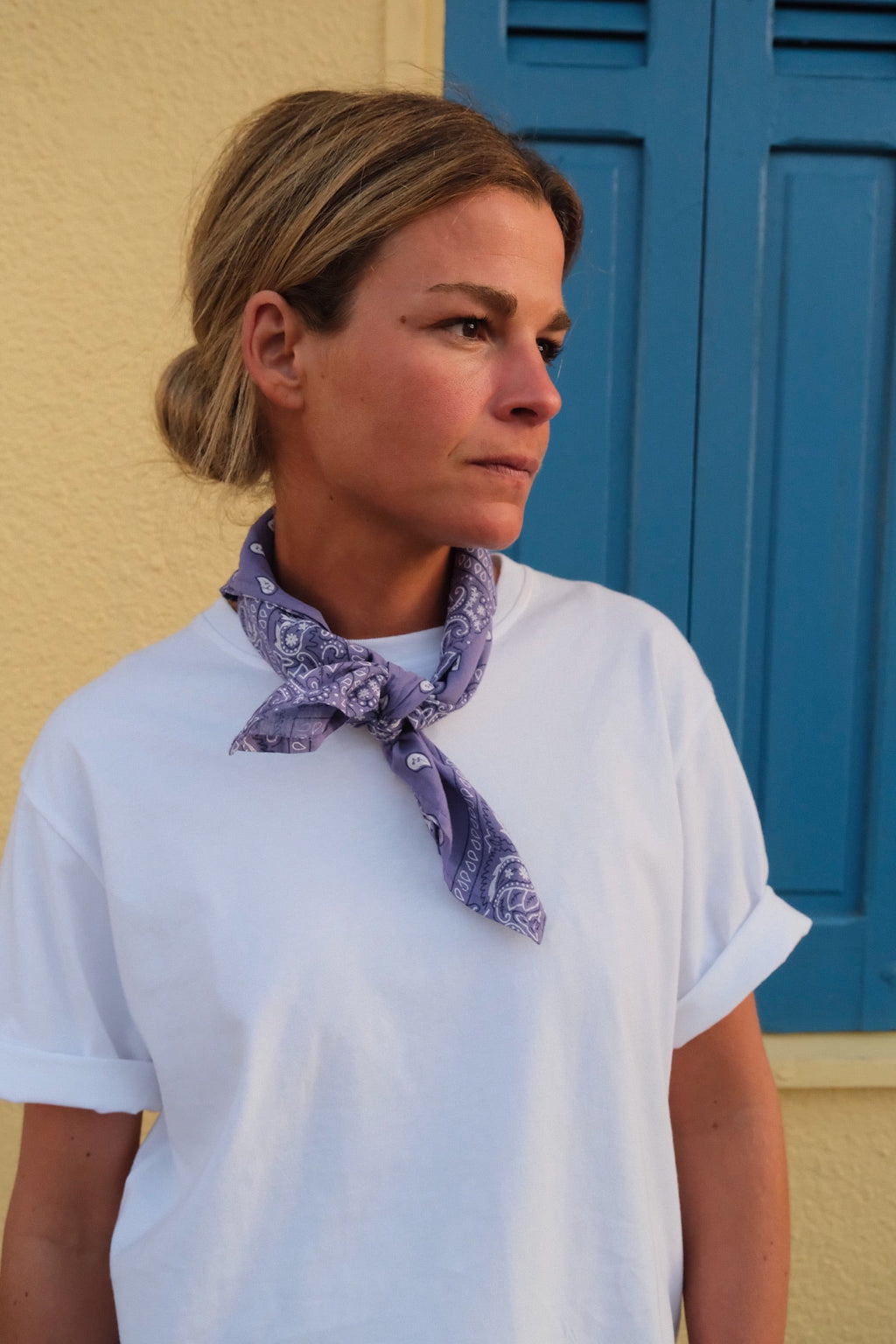 Pañuelo bandana lavanda