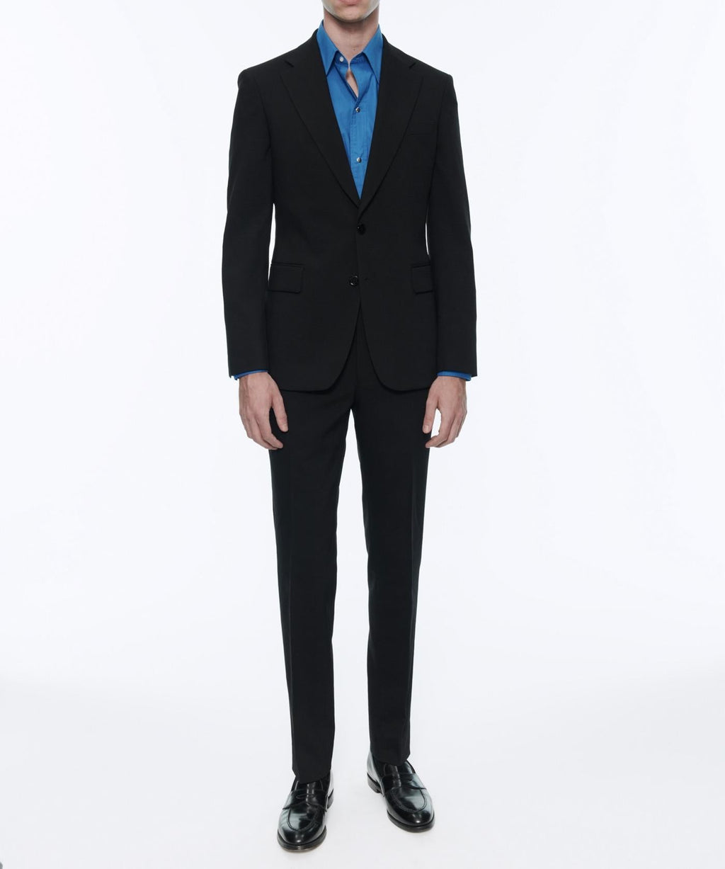Fursac - Wool Canvas Suit - Black