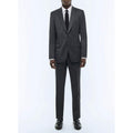 Fursac - 2-Piece Fitted Fil-à-Fil Wool Suit - Anthracite - Men