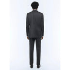Fursac - 2-Piece Fitted Fil-à-Fil Wool Suit - Anthracite - Men