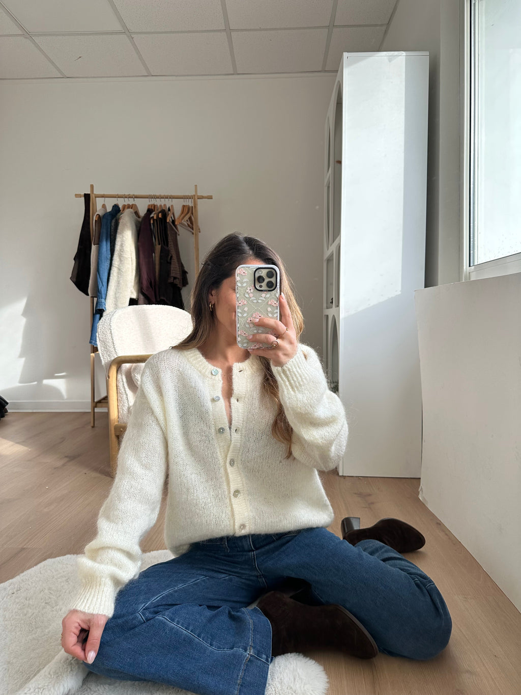 Cardigan Garance Écru