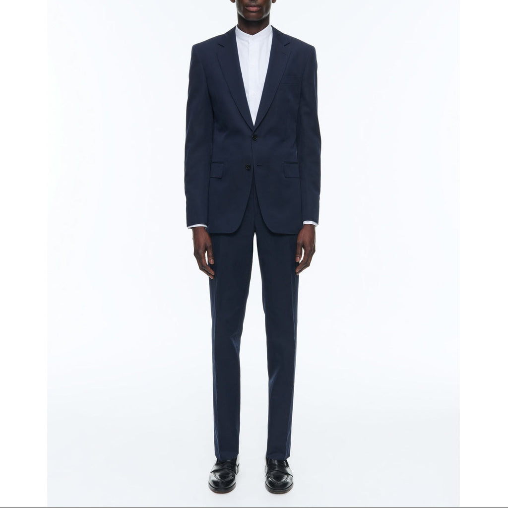 Fursac - 2-Piece Plain Navy Co Li Suit - Navy