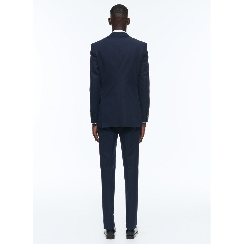 Fursac - 2-Piece Plain Navy Co Li Suit - Navy