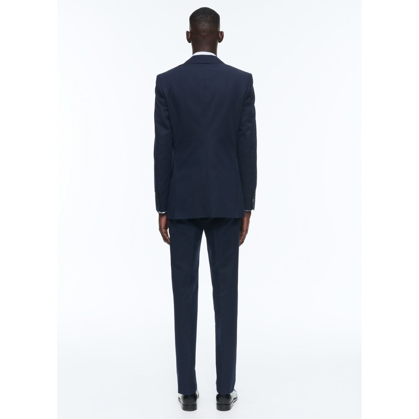 Fursac - 2-Piece Plain Navy Co Li Suit - Navy