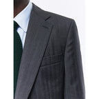 Gray Fade Herringbone 2-Piece Suit - Anthracite