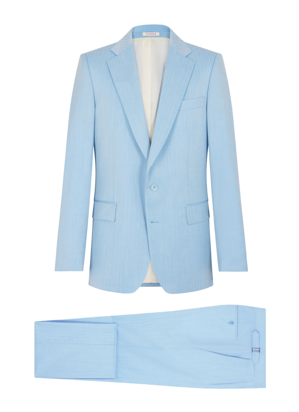 Herringbone Suit - Baby Blue
