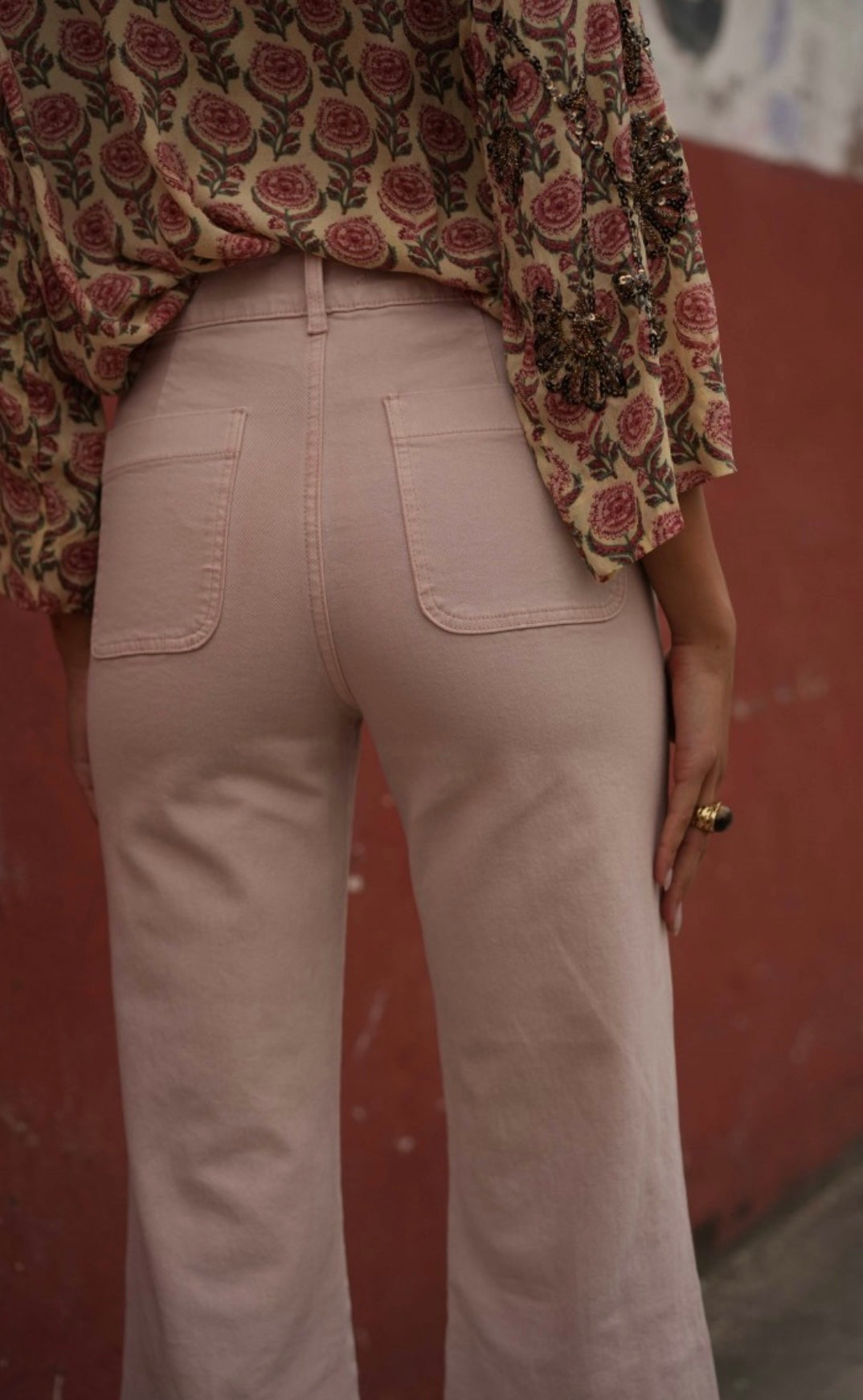 Flare Jeans Elenette Rose