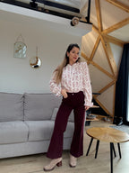 Windy Jeans Burgundy