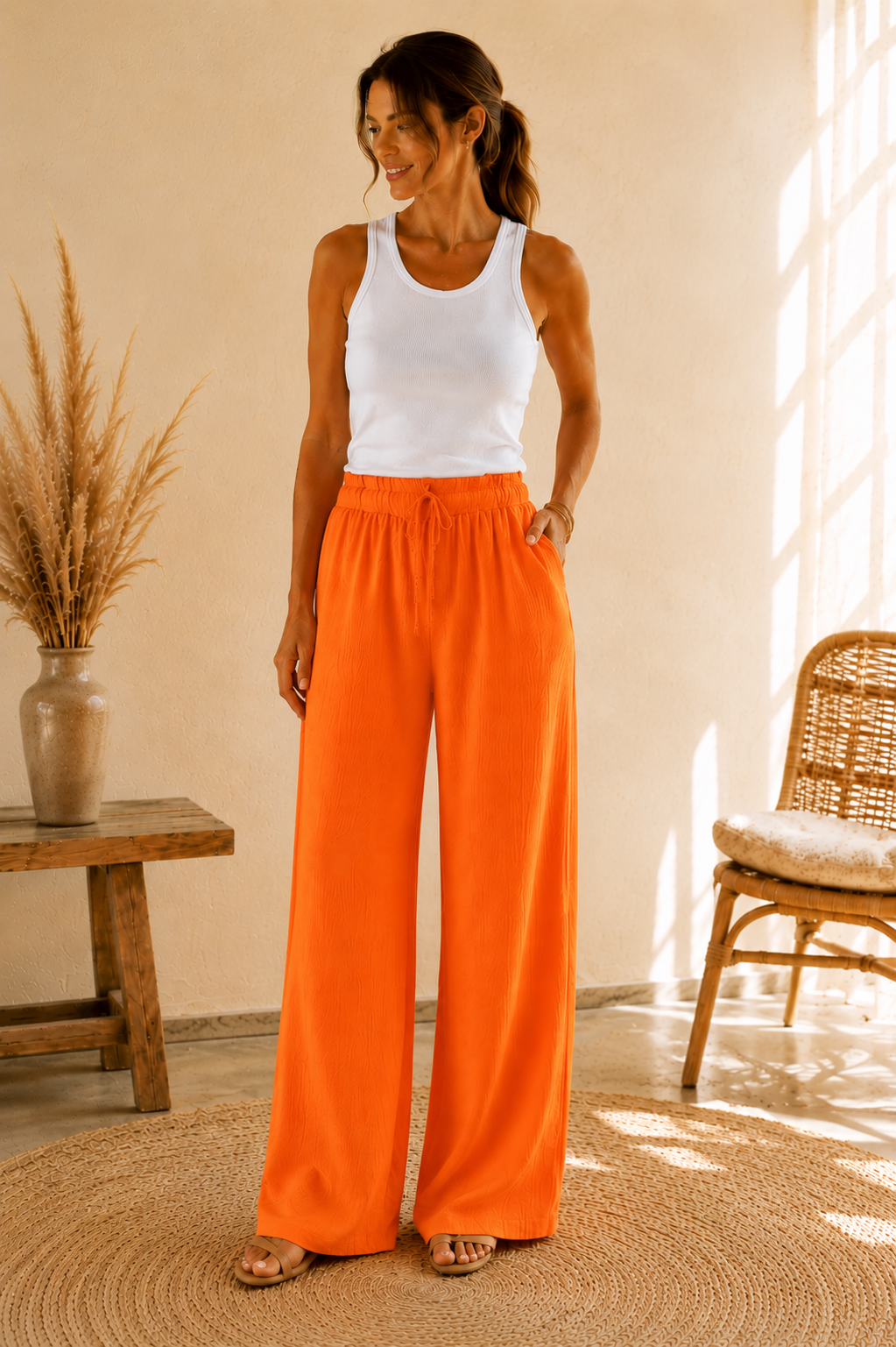 Pantalón Éden Naranja
