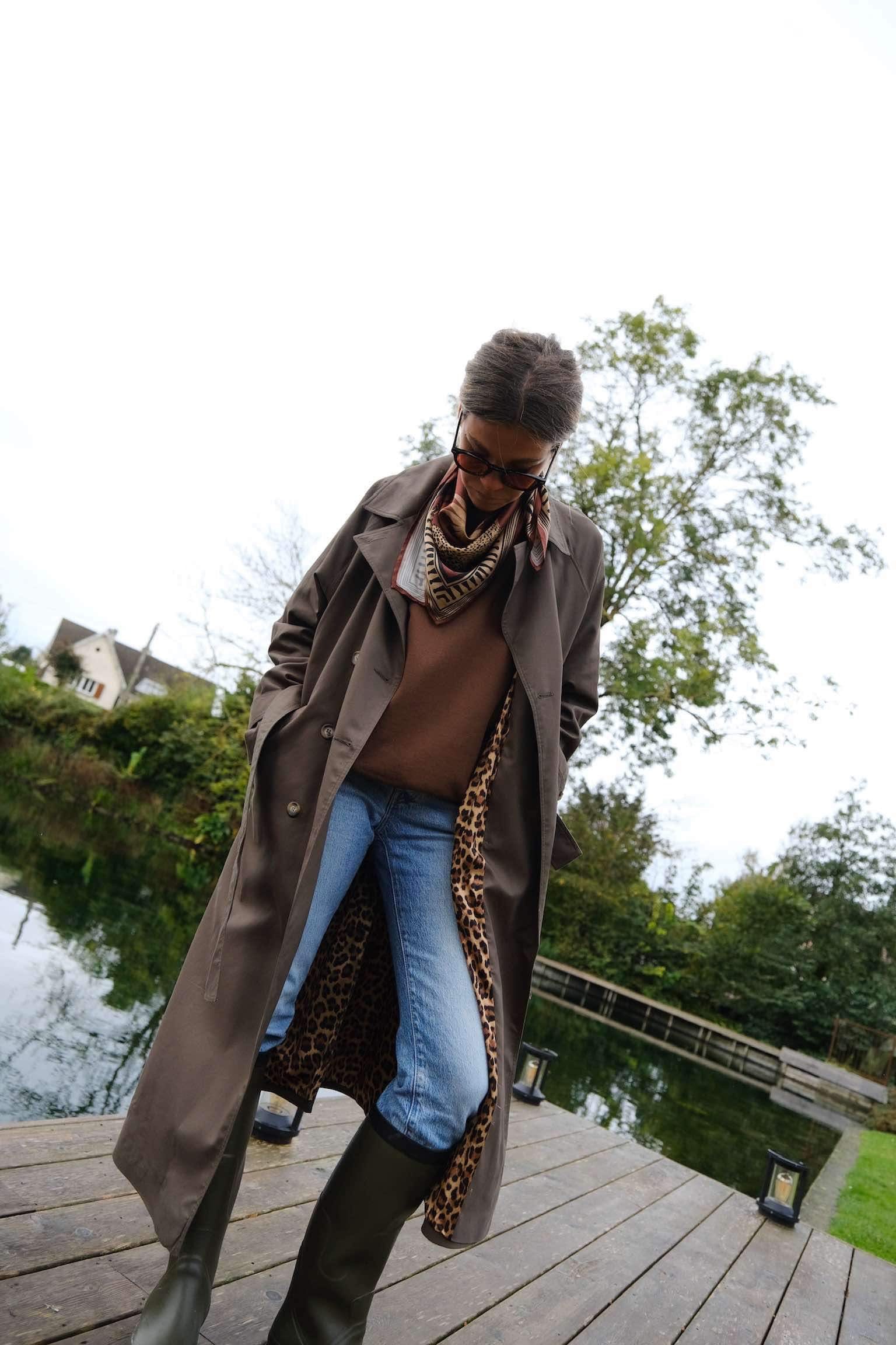 Gabardina Paul Caqui/Leopardo
