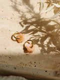 Boucles D'Oreille Fleur Corail