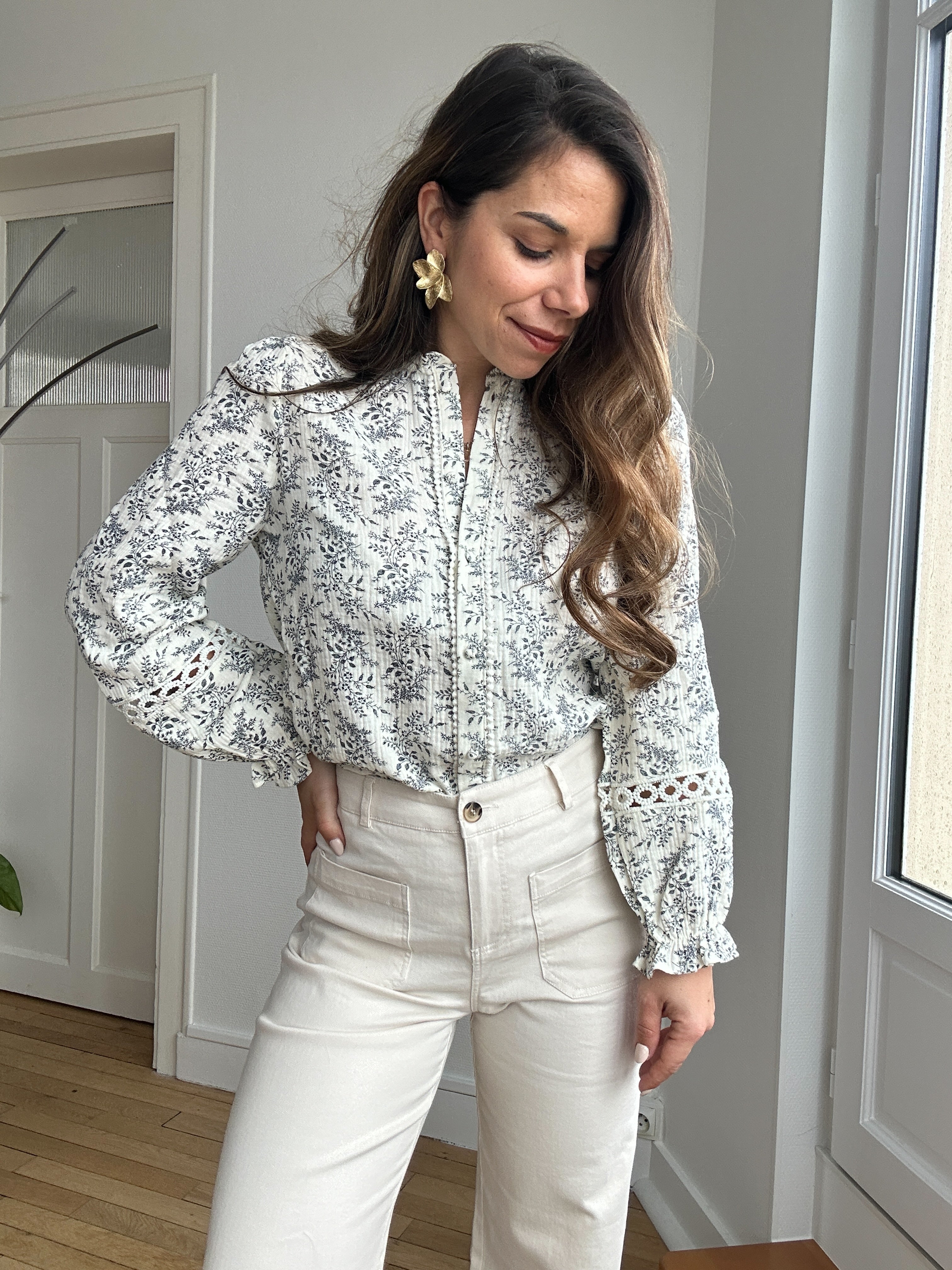 Blusa Emma de flores