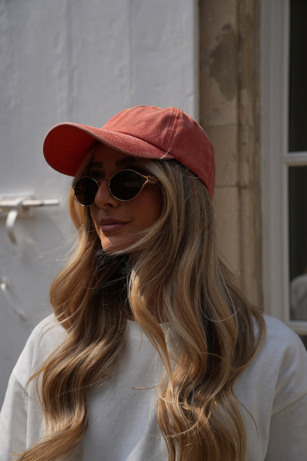 Gorra de lona Mio - Naranja