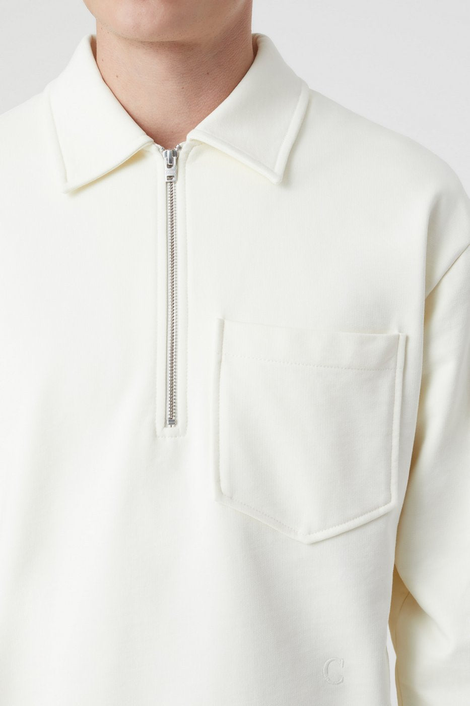 Closed - T-Shirts Zip-Up Polo - Black - Homme