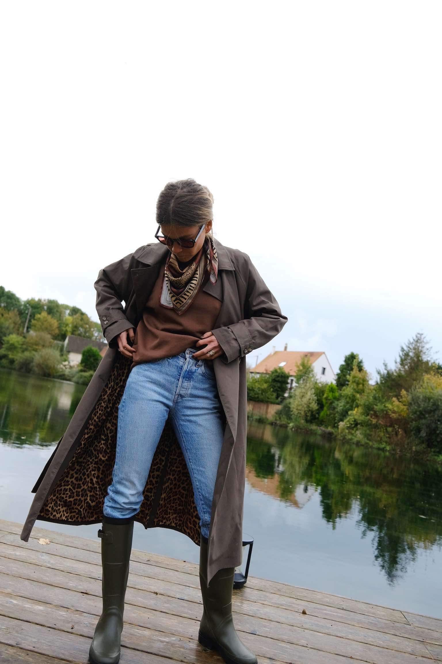 Gabardina Paul Caqui/Leopardo