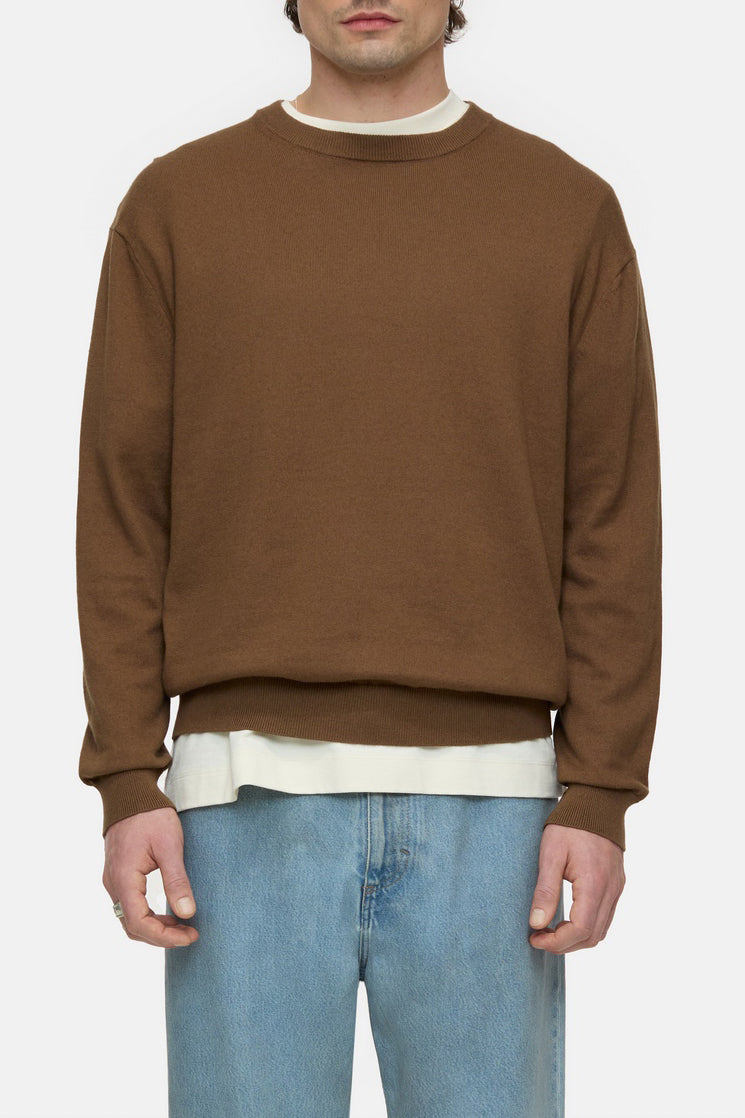 Crewneck Long Sleeve - Teak Wood - Homme