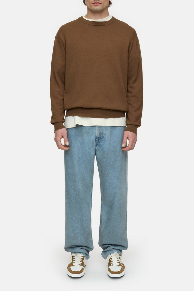 Crewneck Long Sleeve - Teak Wood - Homme