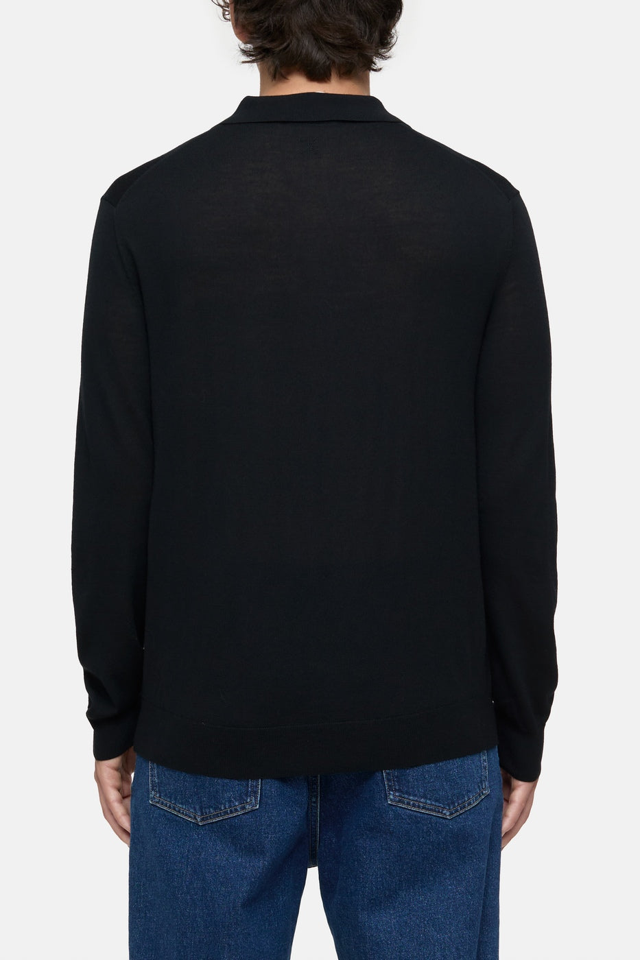 Polo Jumper - Black - Homme