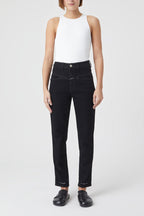 Jeans Pedal Pusher - Black - Femme