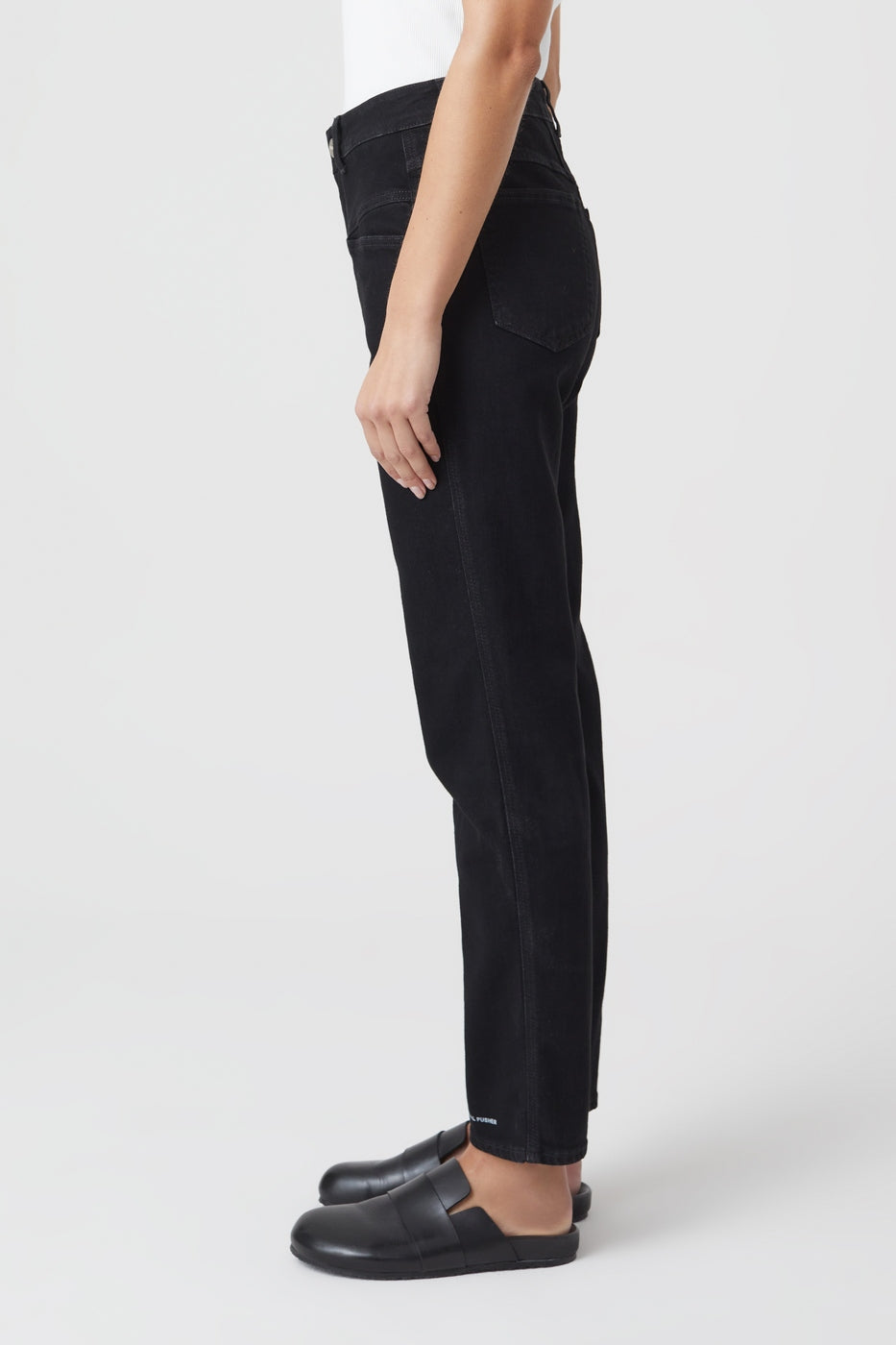 Jeans Pedal Pusher - Black - Femme