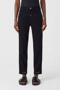 Jeans Pedal Pusher - Black - Femme