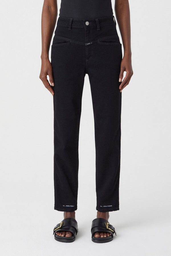Jeans Pedal Pusher - Black - Mujer