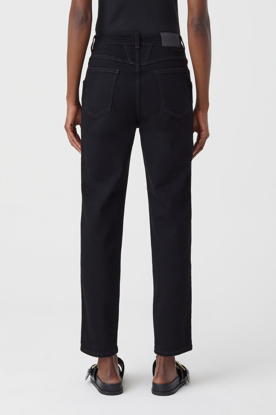 Jeans Pedal Pusher - Black - Femme