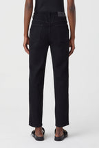Jeans Pedal Pusher - Black - Femme