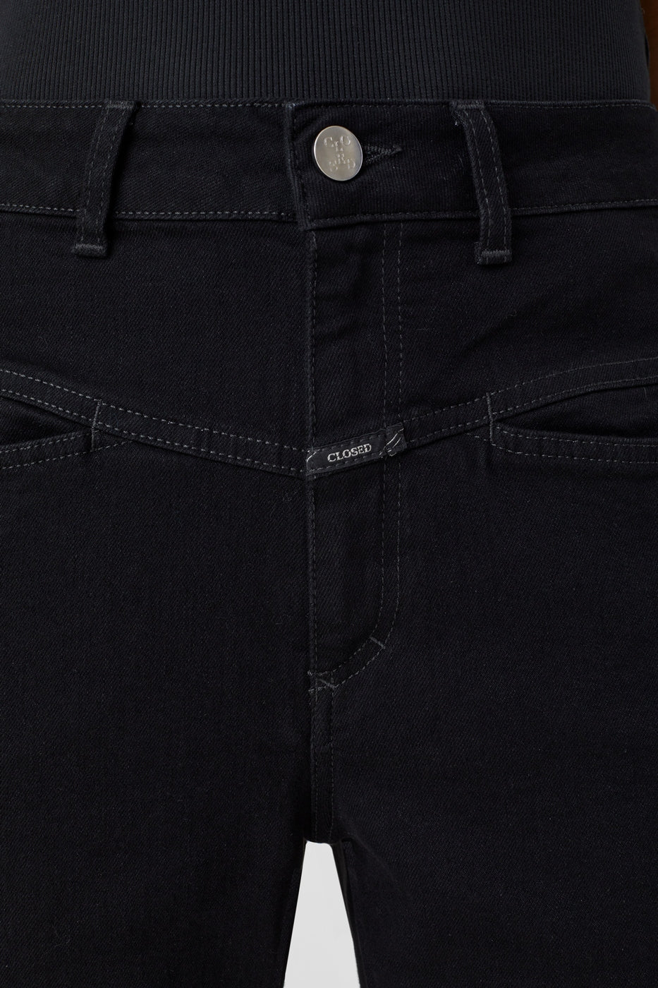 Jeans Pedal Pusher - Black - Femme