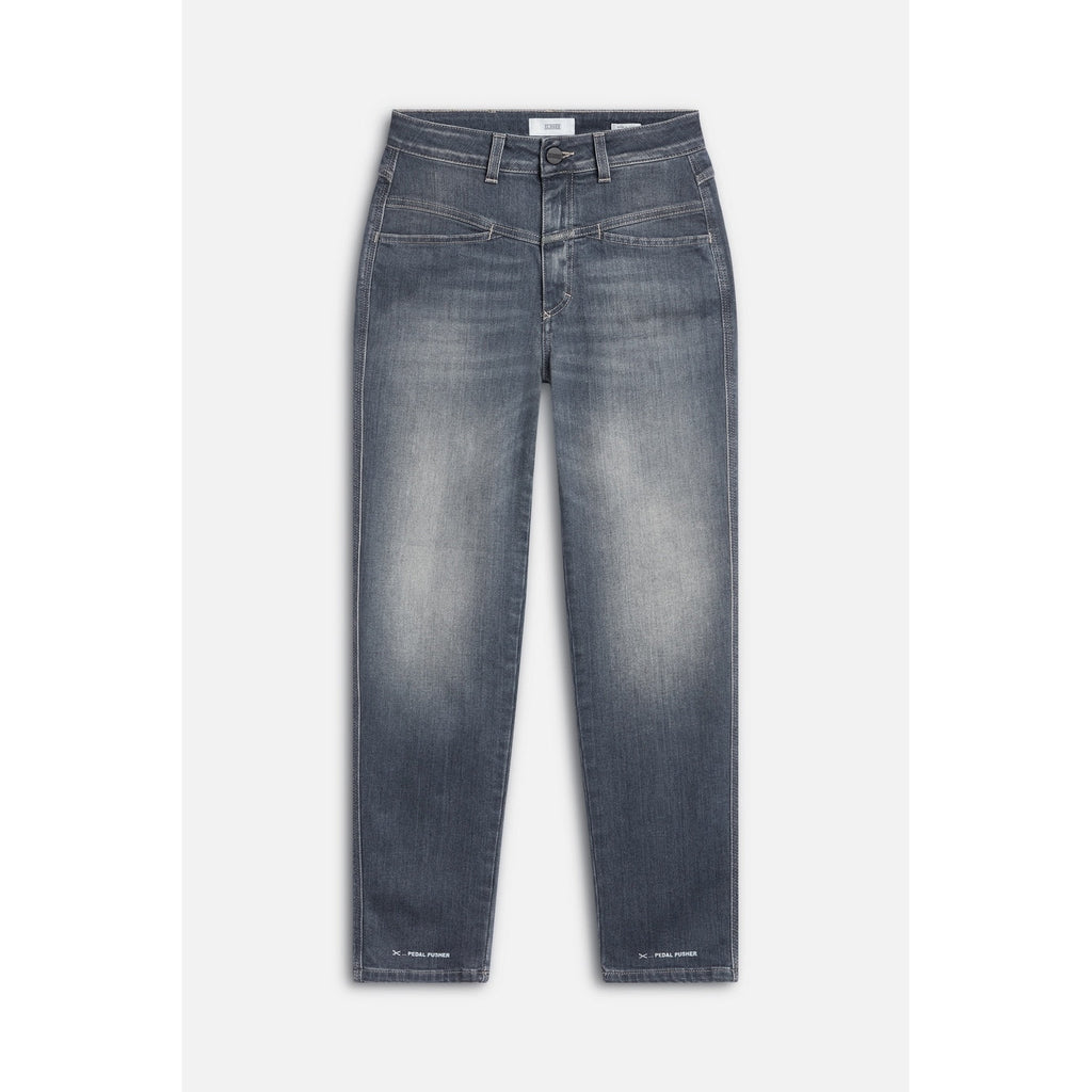 Pedal Pusher Jeans - Mid Grey - Women