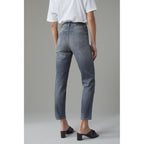 Pedal Pusher Jeans - Mid Grey - Women