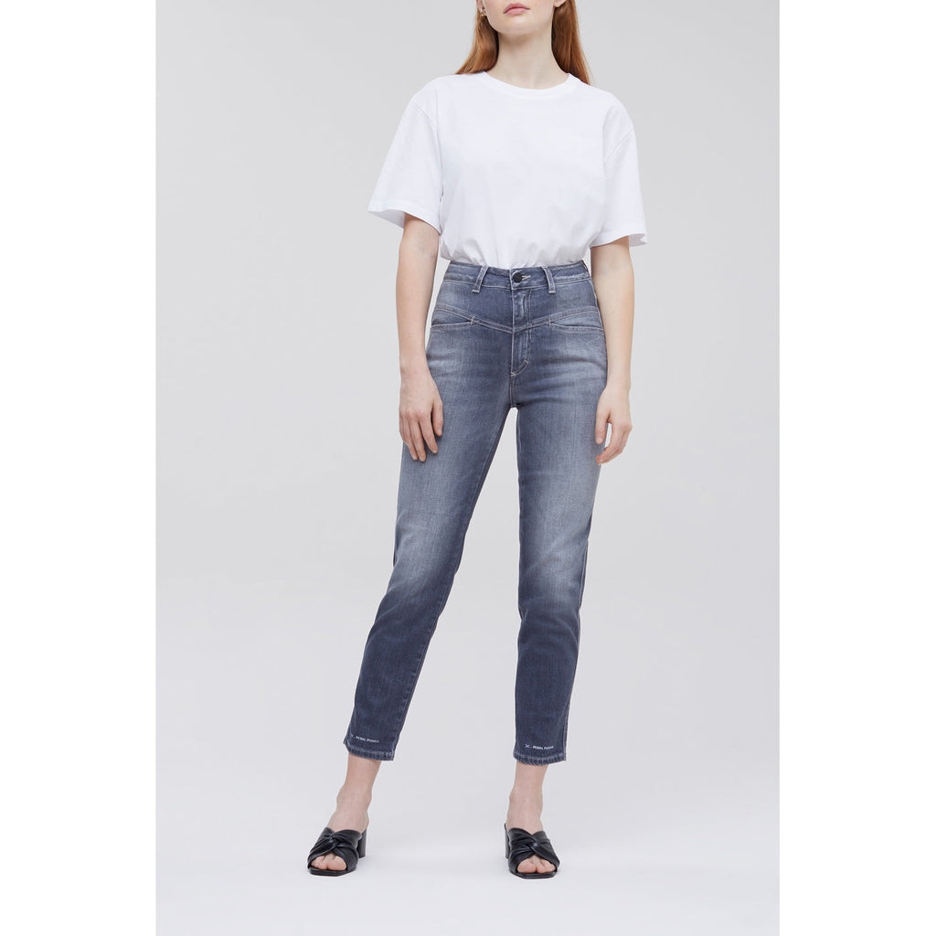 Pedal Pusher Jeans - Mid Grey - Women