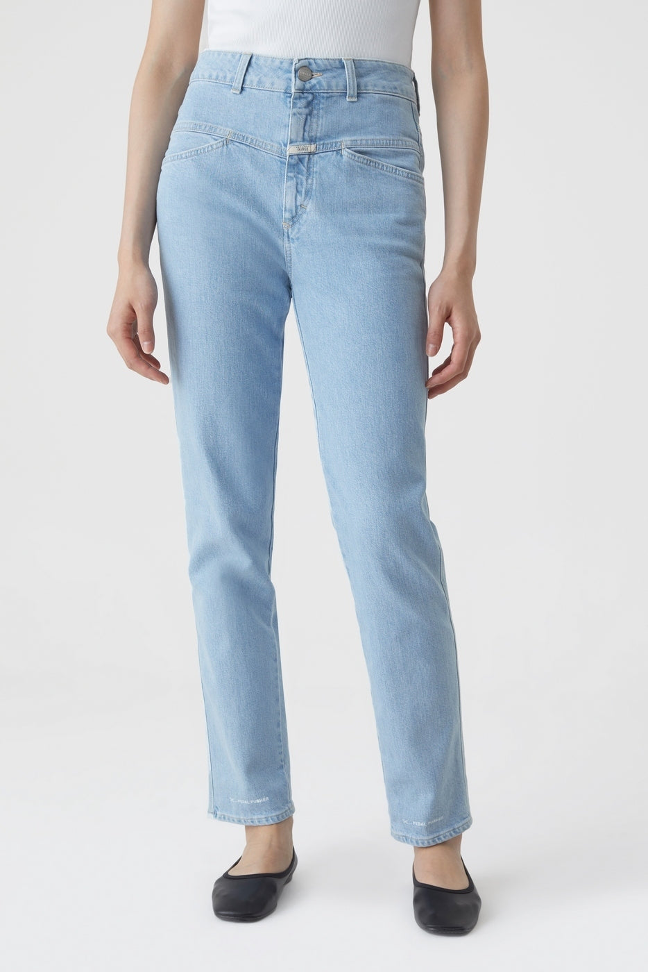 Jeans Pedal Pusher - Light Blue - Femme