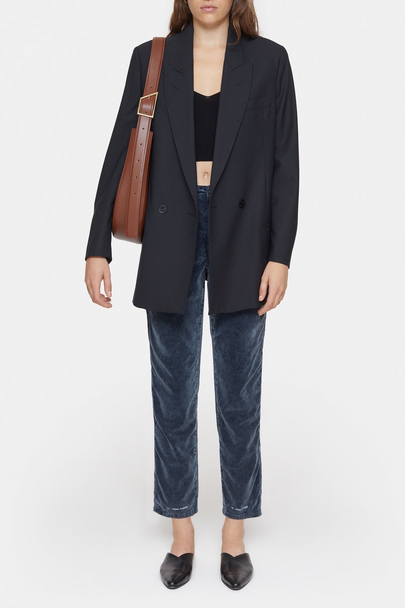 Pedal Pusher Trousers - Dark Night - Women
