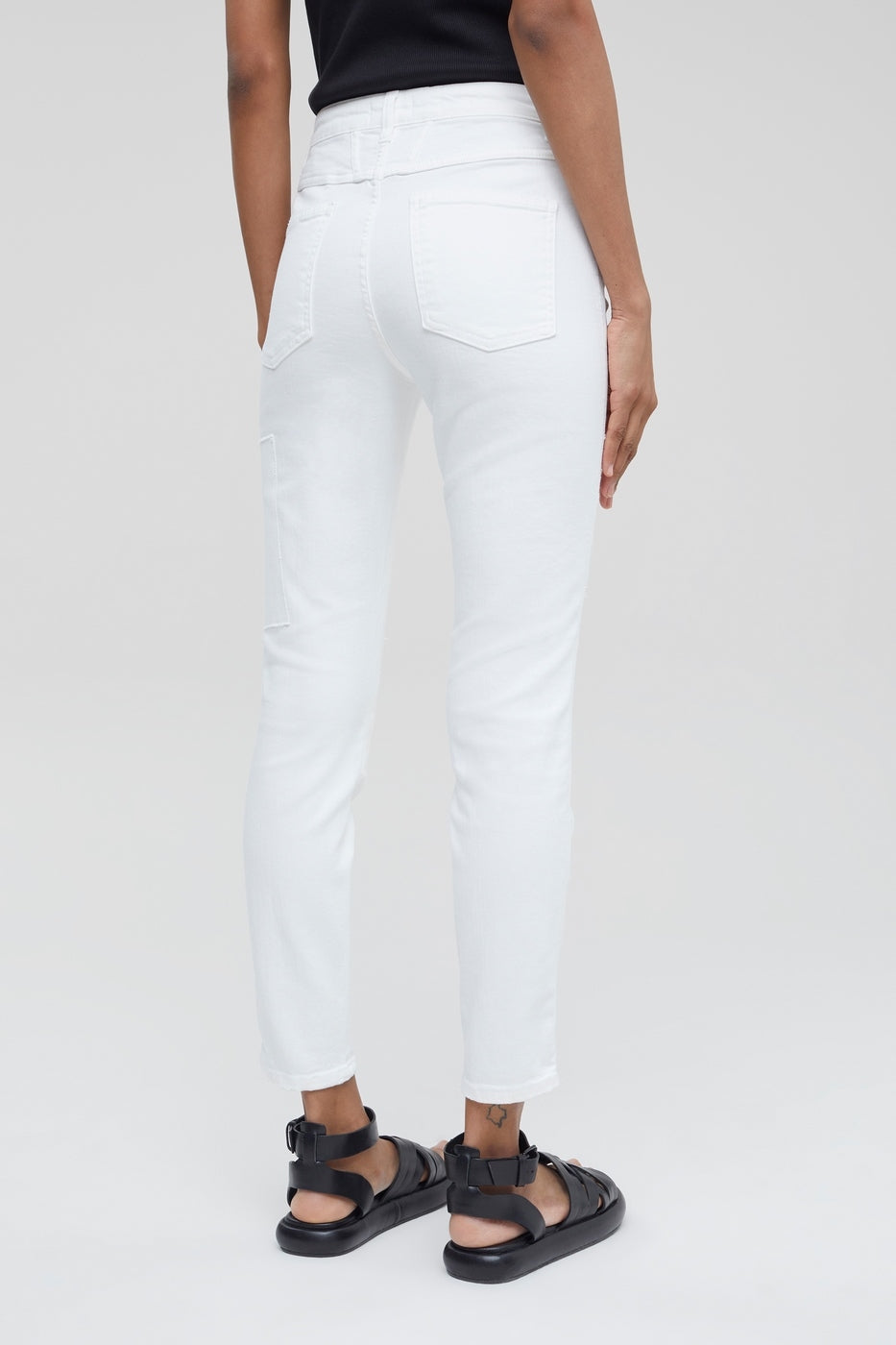 Closed - Skinny Pusher Jeans - White - Women's